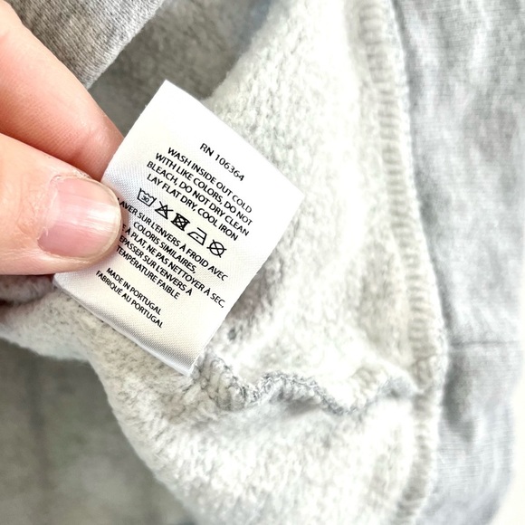 KULE The Crosby Hoodie Heather Grey Pullover Sweatshirt Size Small - Picture 10 of 10